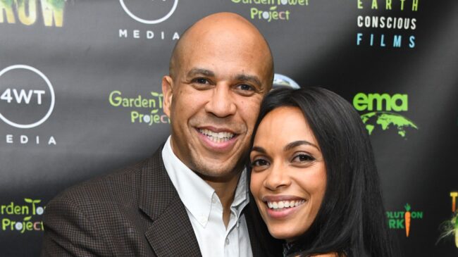 'Congratulations My Love': Rosario Dawson Celebrates Cory Booker's Reelection 2 5fa375852400000a1f9ae076