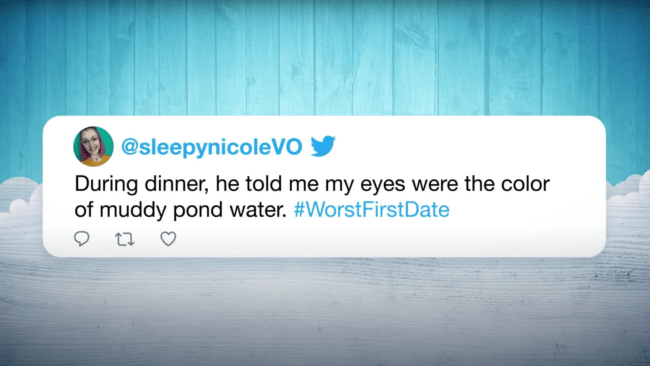These Hilarious #WorstFirstDate Tweets Explain What Not To Do When Dating 1 5ff861bc24000017658ae015