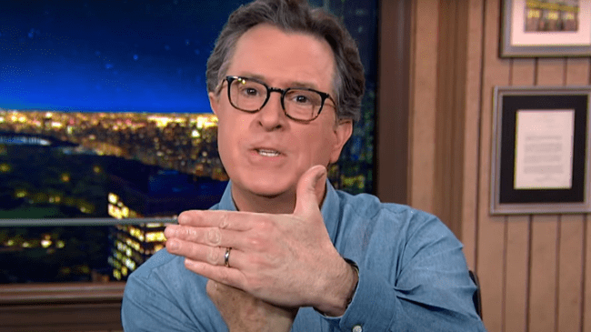 Stephen Colbert Comes Up With A Way To Give Donald Trump The 'Major Send-Off' He Wants 1 6002bf9a24000070000b7d6d