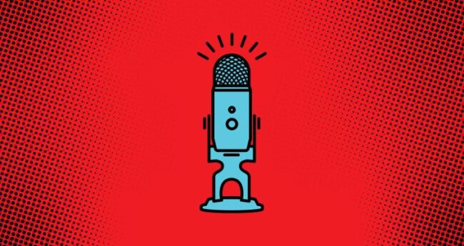 podcast mic red