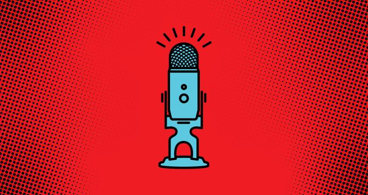 podcast mic red