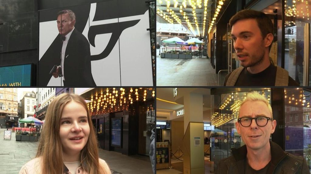 Bond fans enjoy first 'No Time to Die' screenings in London 1 6155fbd84d47022a9056eae3 o U v2