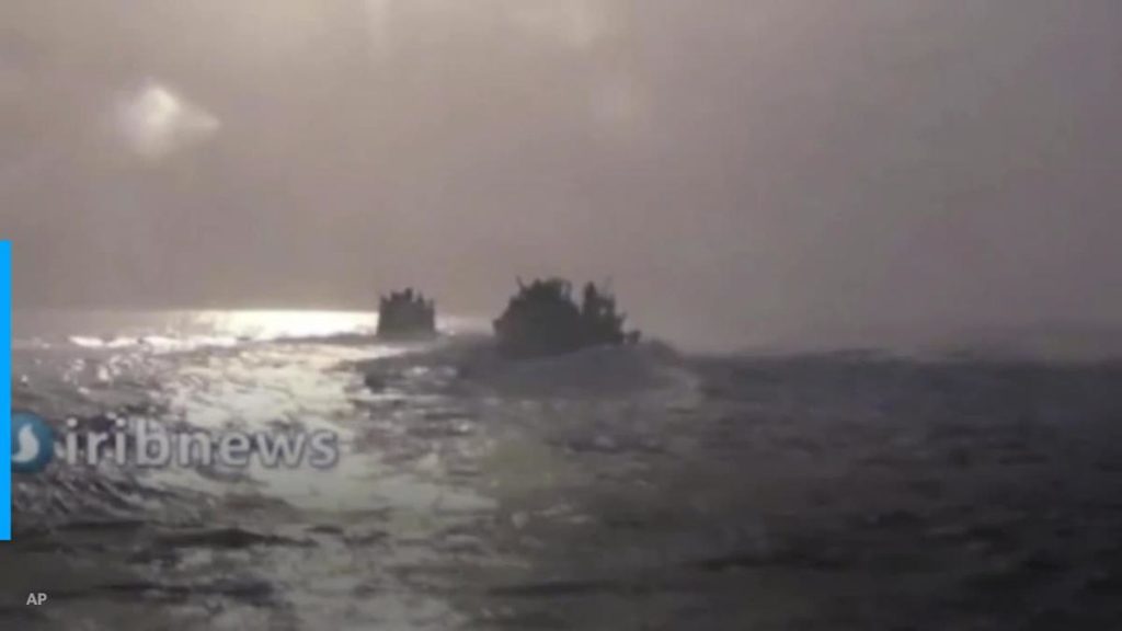 Iranian speedboats intercepted US Navy vessel, State TV says 1 615f60a39fbf3327ba050bb6 o U v2