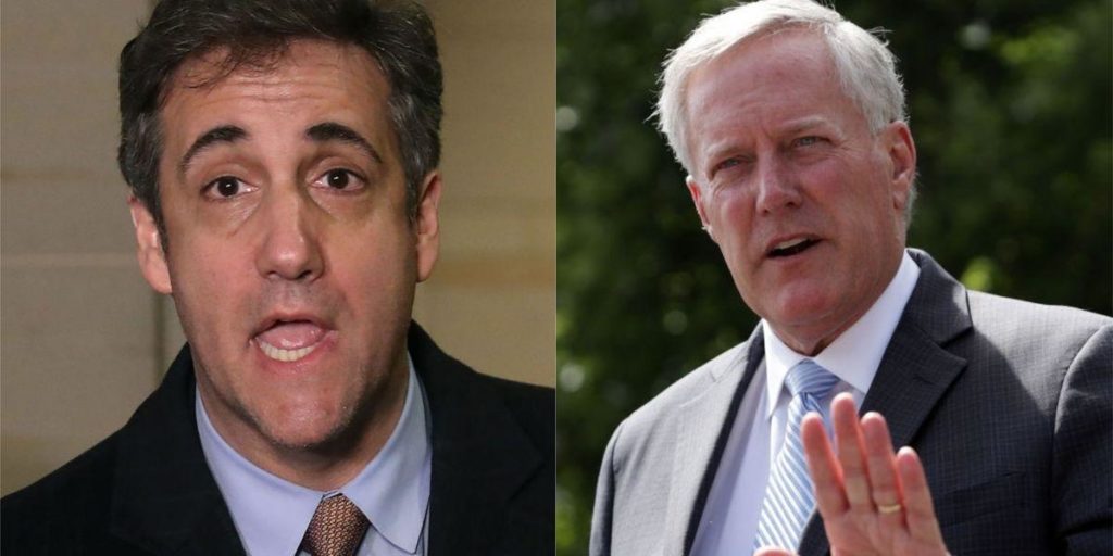 Michael Cohen Slams 'Stupid' Mark Meadows On MSNBC 1 c11422bbf253ffaa2a538a9db1f0a834