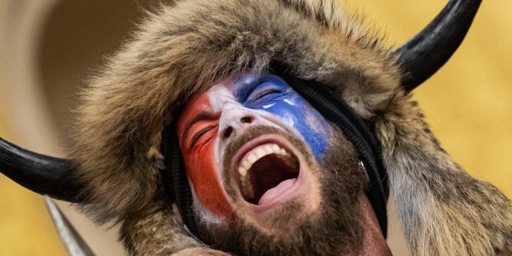 'QAnon Shaman' Makes Bonkers New Claim About What He Was Really Doing On Jan. 6 2 fb1d27dc3867e21705f24f2b7523d2ff