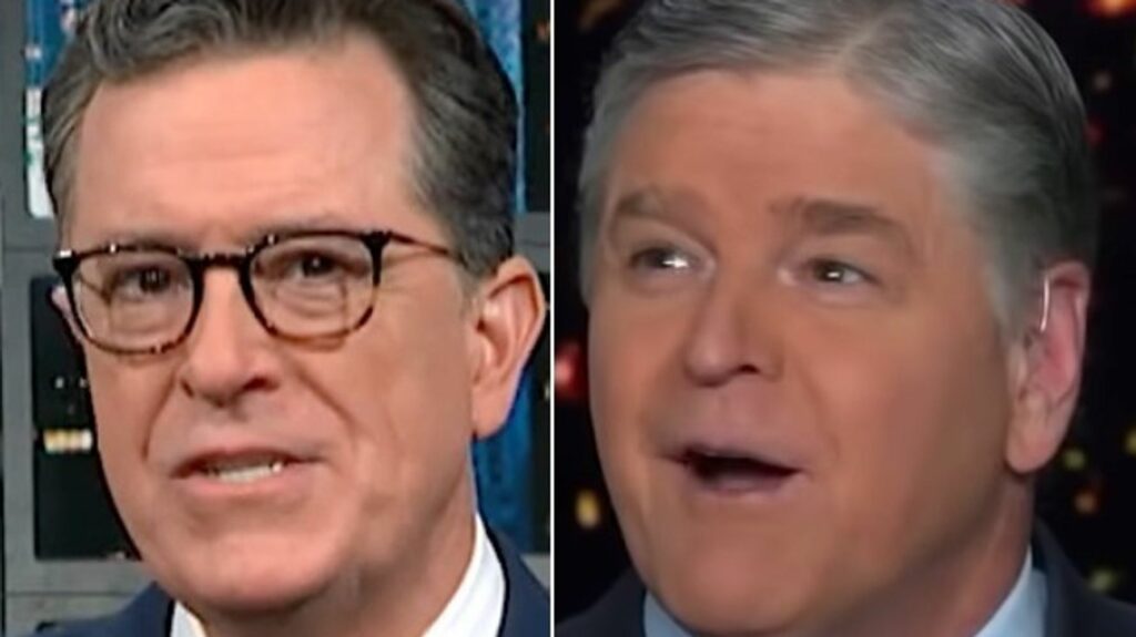 Stephen Colbert Rips Trump ‘Toady’ Hannity: ‘Your Boot Tastes Delicious, Mr. President’ 2 6270c2dd1e00002da91b3d16