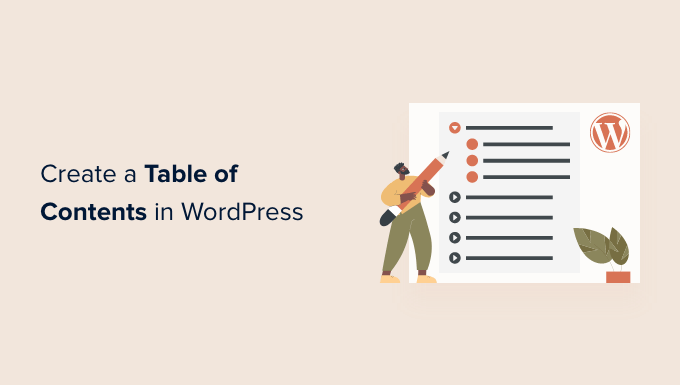 how to create table of contents in wordpress og