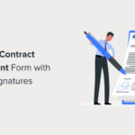 how to create a contract agreement form with digital signature og