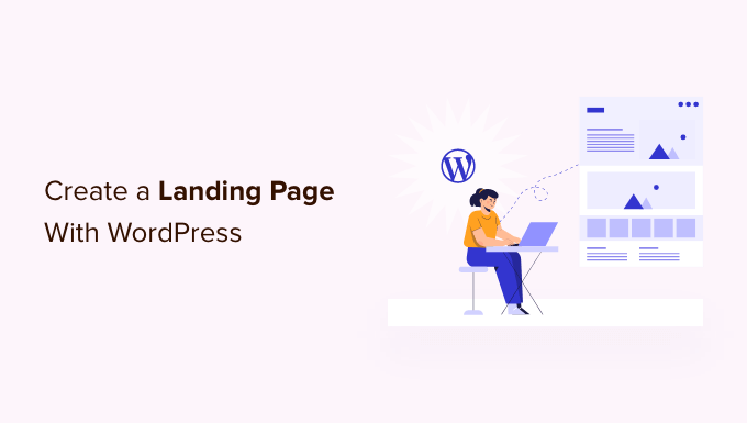 how to create a landing page with wordpress og