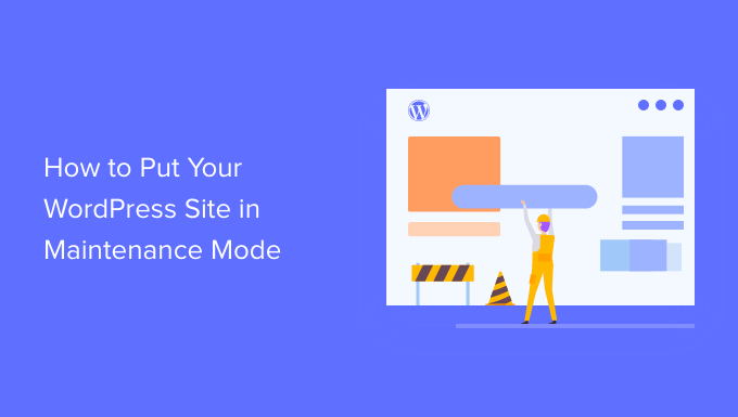 how to put your wordpress site in maintenance mode og