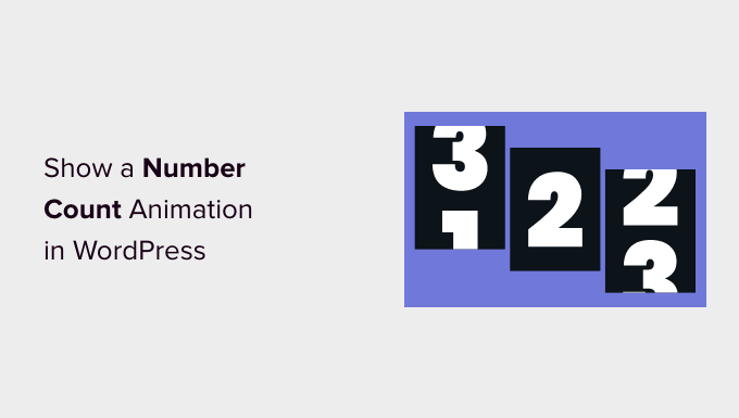 how to show a number count animation in wordpress og