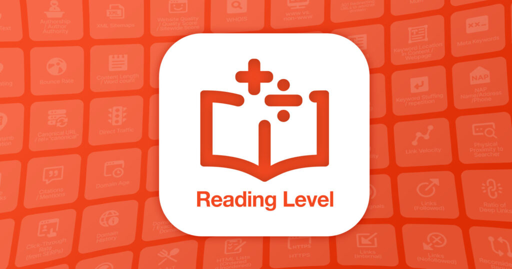 reading level 6343f9a24a994 sej