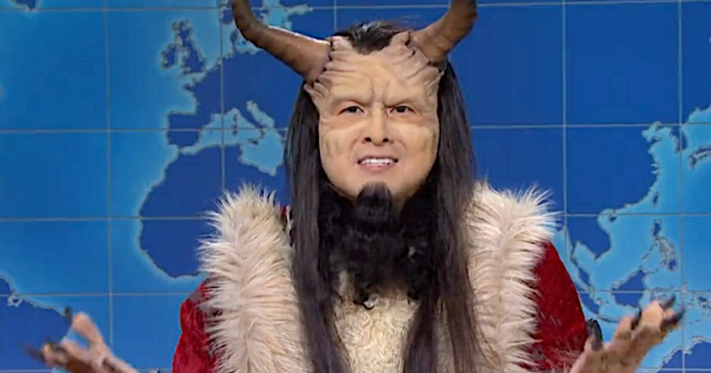 Bowen Yang's Kid-Attacking Krampus Just Wants To Feel Good About Himself On 'SNL' 1 639ec58520000033003bac8a