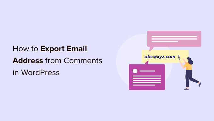export email address from comments in wordpress og