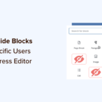 how to hide blocks from specific users in wordpress editor