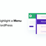 how to highlight a menu item in wordpress og