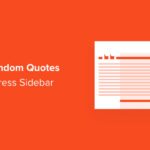 show random quotes in wordpress sidebar og