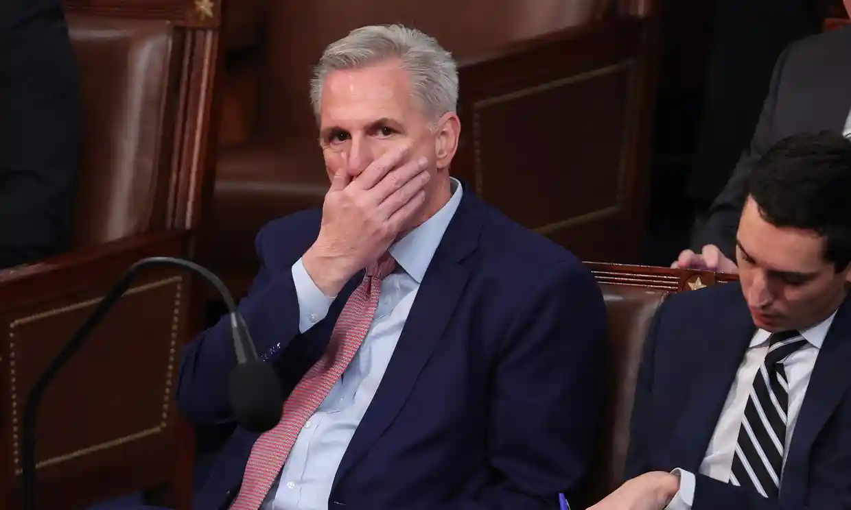 Kevin McCarthy failed to become speaker of the House after three rounds of voting. Photograph: Win McNamee/Getty Images