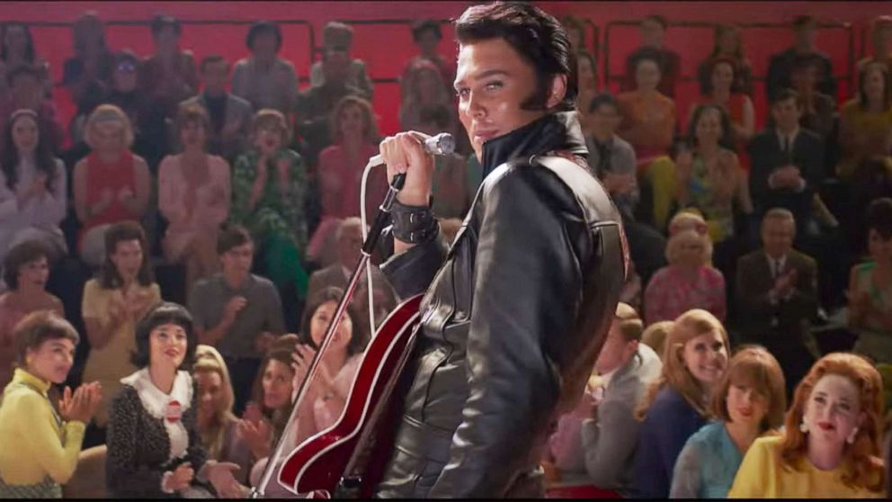 Austin Butler portrays Elvis Presley in Baz Luhrmann's film "Elvis".
