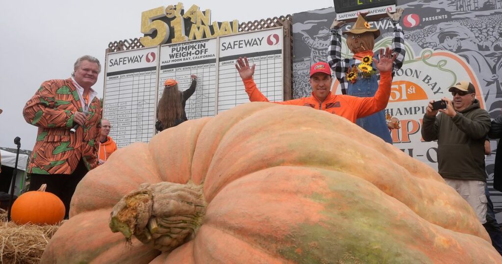Minnesota Teacher's Massive Pumpkin Wins California Contest 1 670e87f12500003100100627