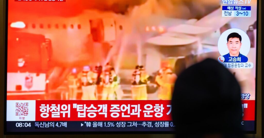 Passenger Plane Catches Fire At South Korean Airport, All 176 People On Board Evacuated 1 679a1ac41a000025009f0cbb